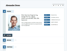 Tablet Screenshot of alexanderdross.com